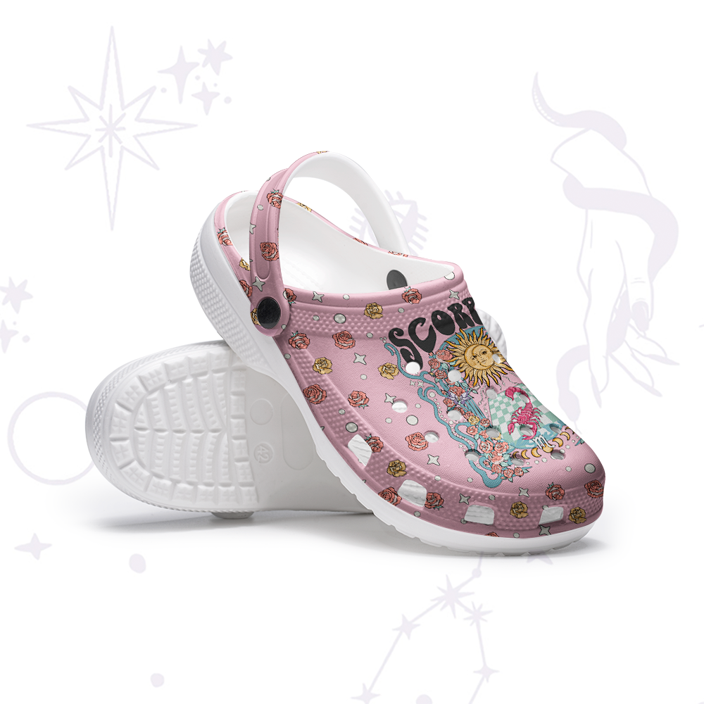 Purplehecate Scorpio Spirit Zodiac Rubber Clogs