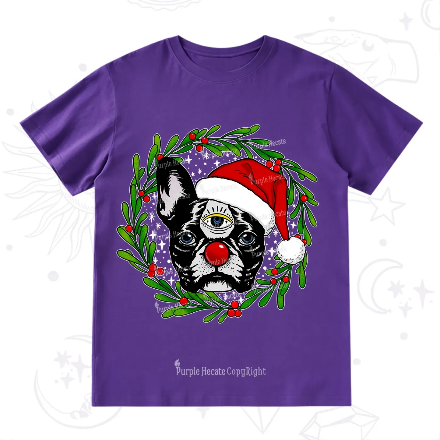 Purplehecate Like A Boss Christmas T-Shirt