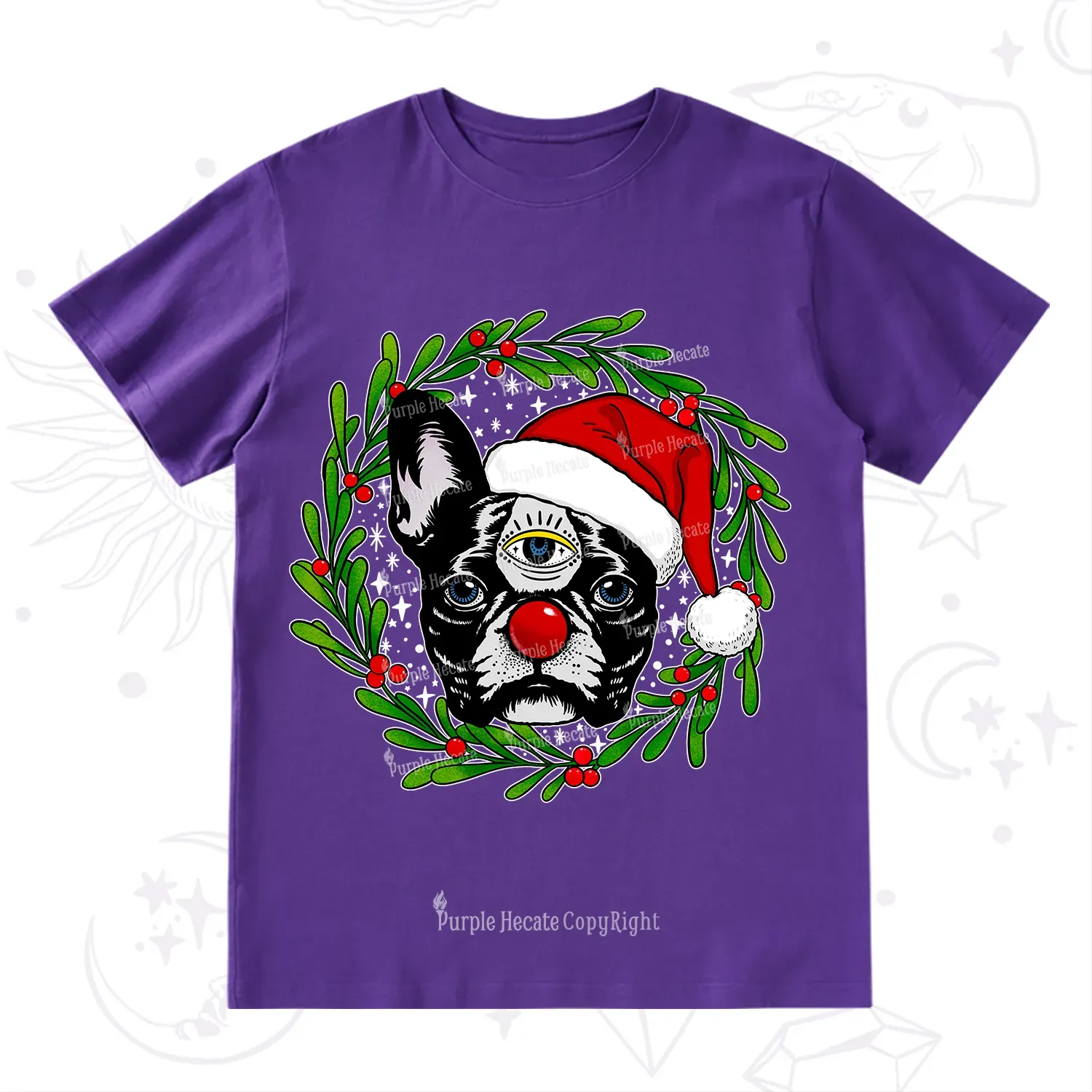 Purplehecate Like A Boss Christmas T-Shirt