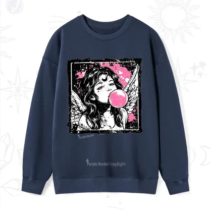 Purplehecate Grunge Angel with Bubblegum Sweatshirt