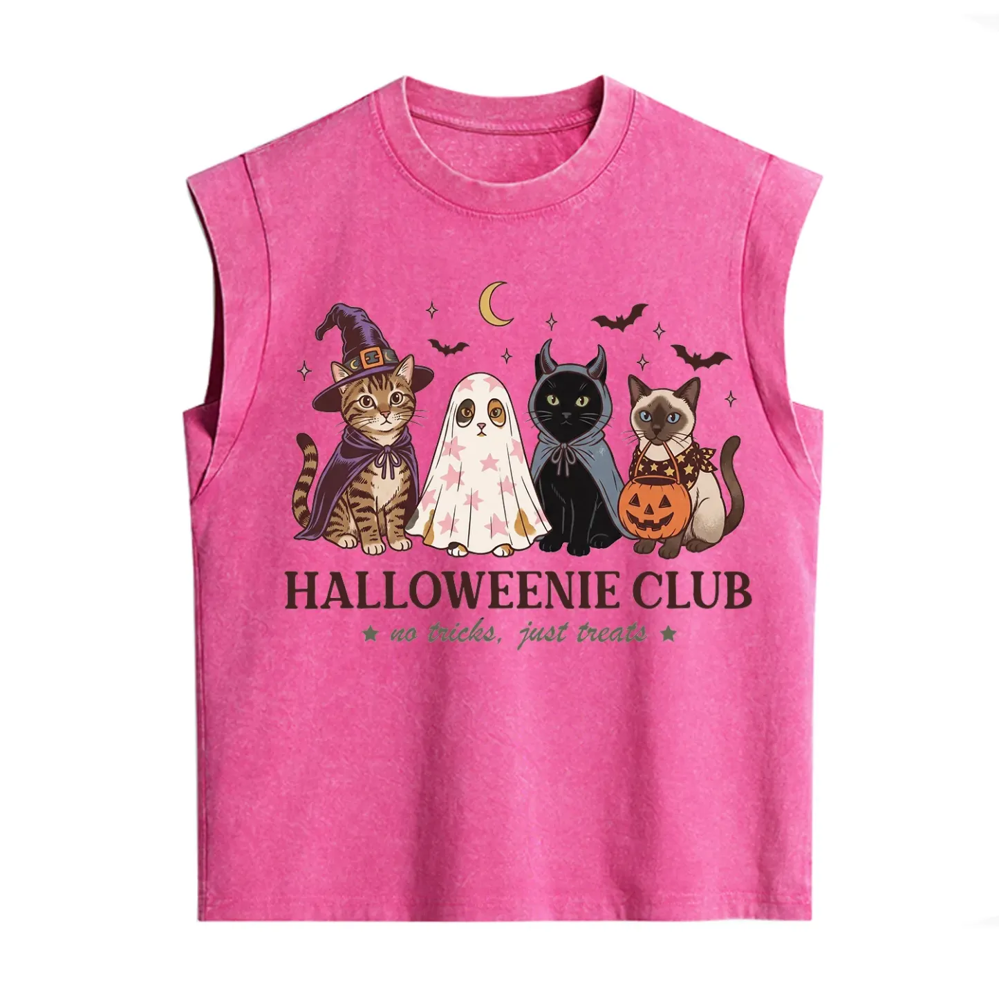 Purplehecate Halloweenie Club Vintage Washed Tank