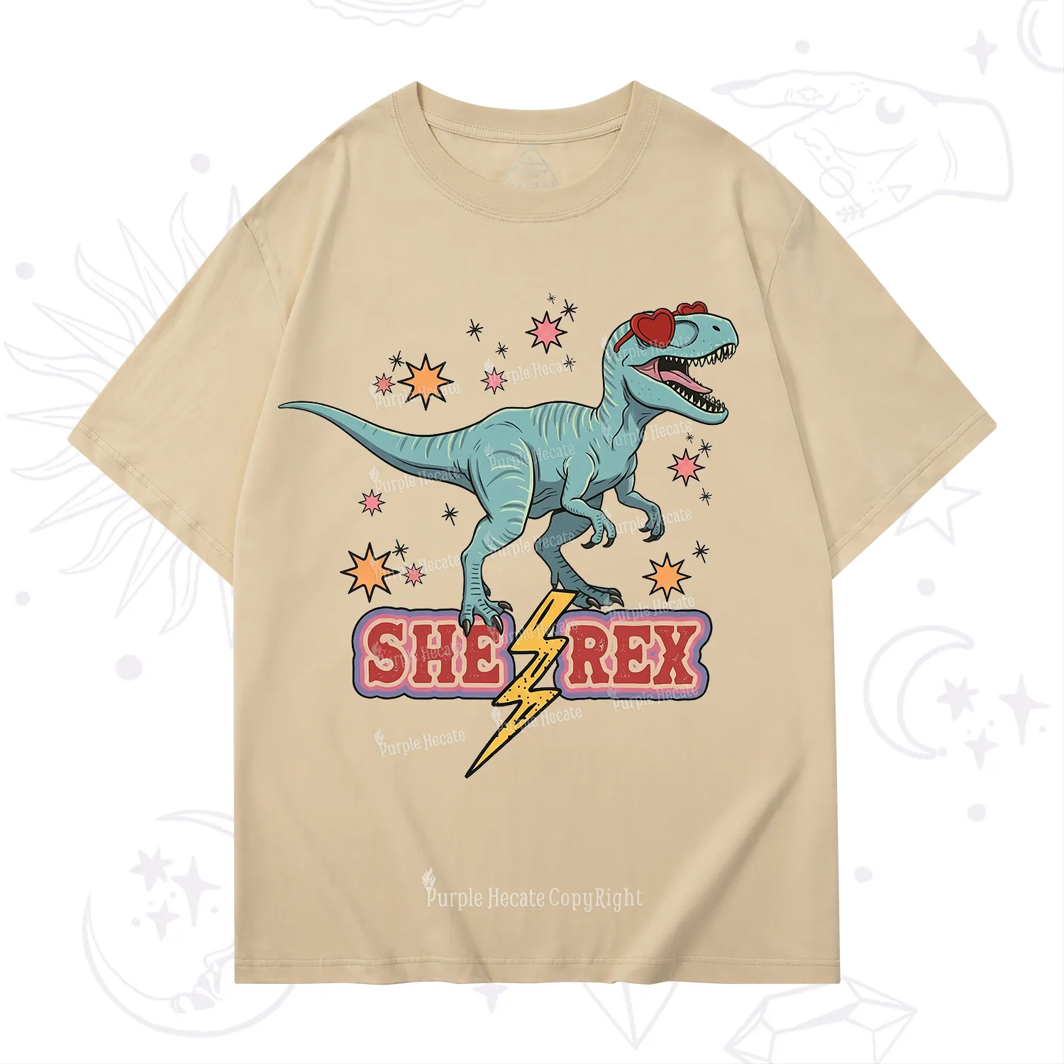 Purplehecate She Rex Dinosaur T-Shirt
