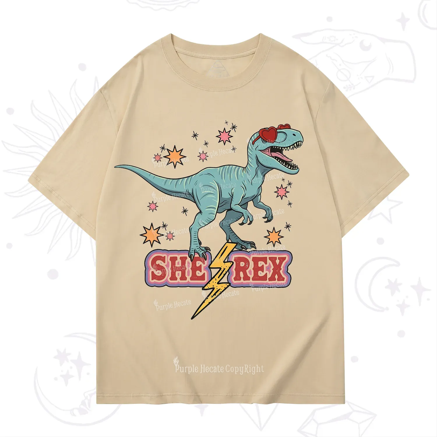 Purplehecate She Rex Dinosaur T-Shirt