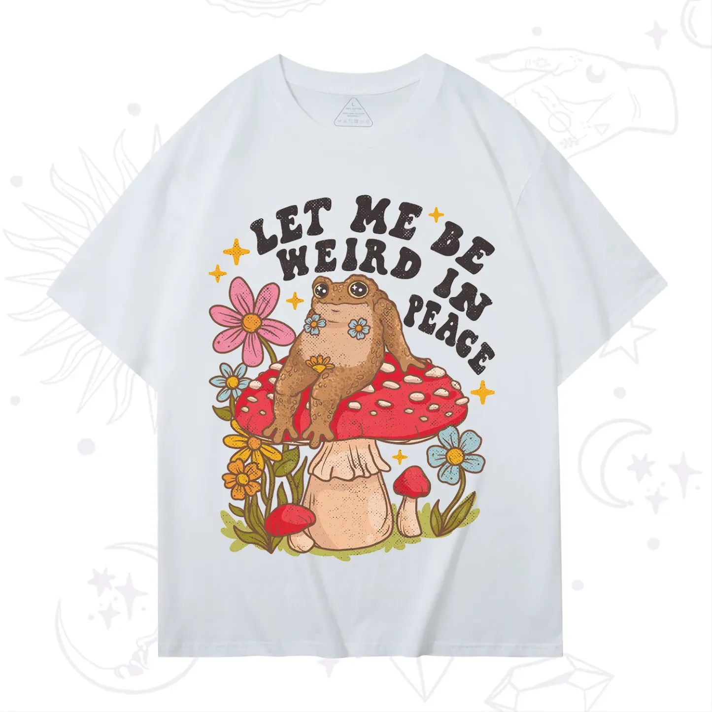 Purplehecate Let Me Be Weird In Peace Toad T-Shirt