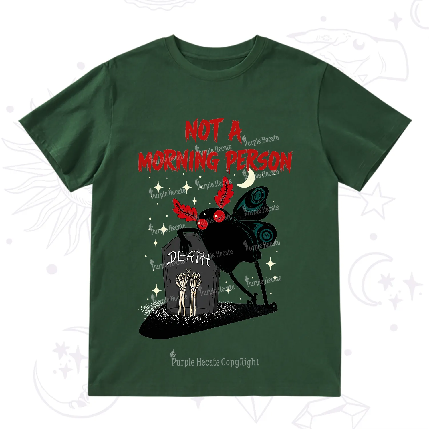 Purplehecate Not A Morning Person T-Shirt