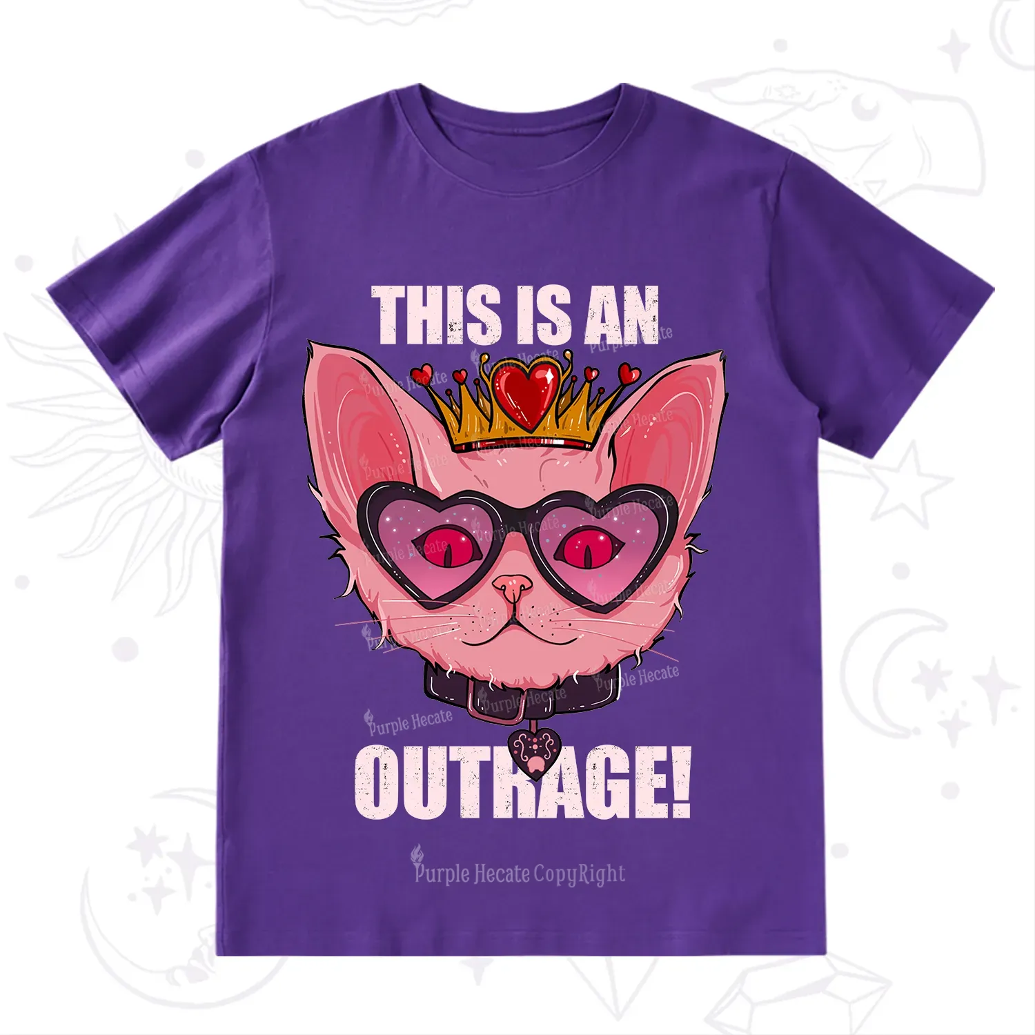 Purplehecate This is an Outrage T-Shirt