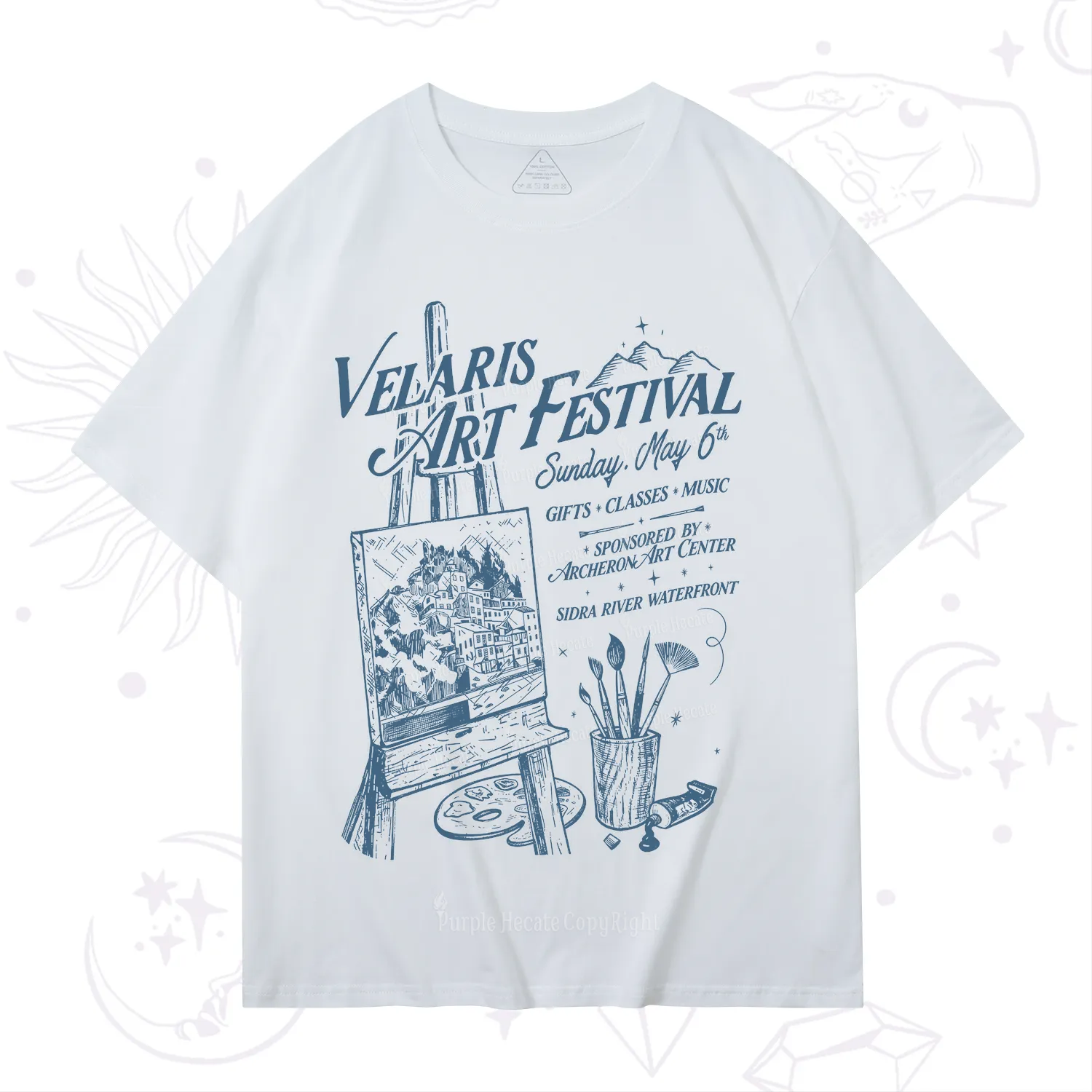 Purplehecate Starlight Court Art Show T-Shirt