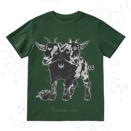 Purplehecate Two Headed Goat T-Shirt