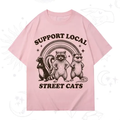Purplehecate Support your local street cats T-Shirt