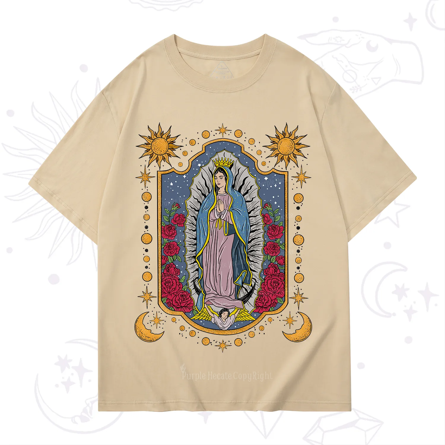 Purplehecate Our Lady of Guadalupe T-Shirt