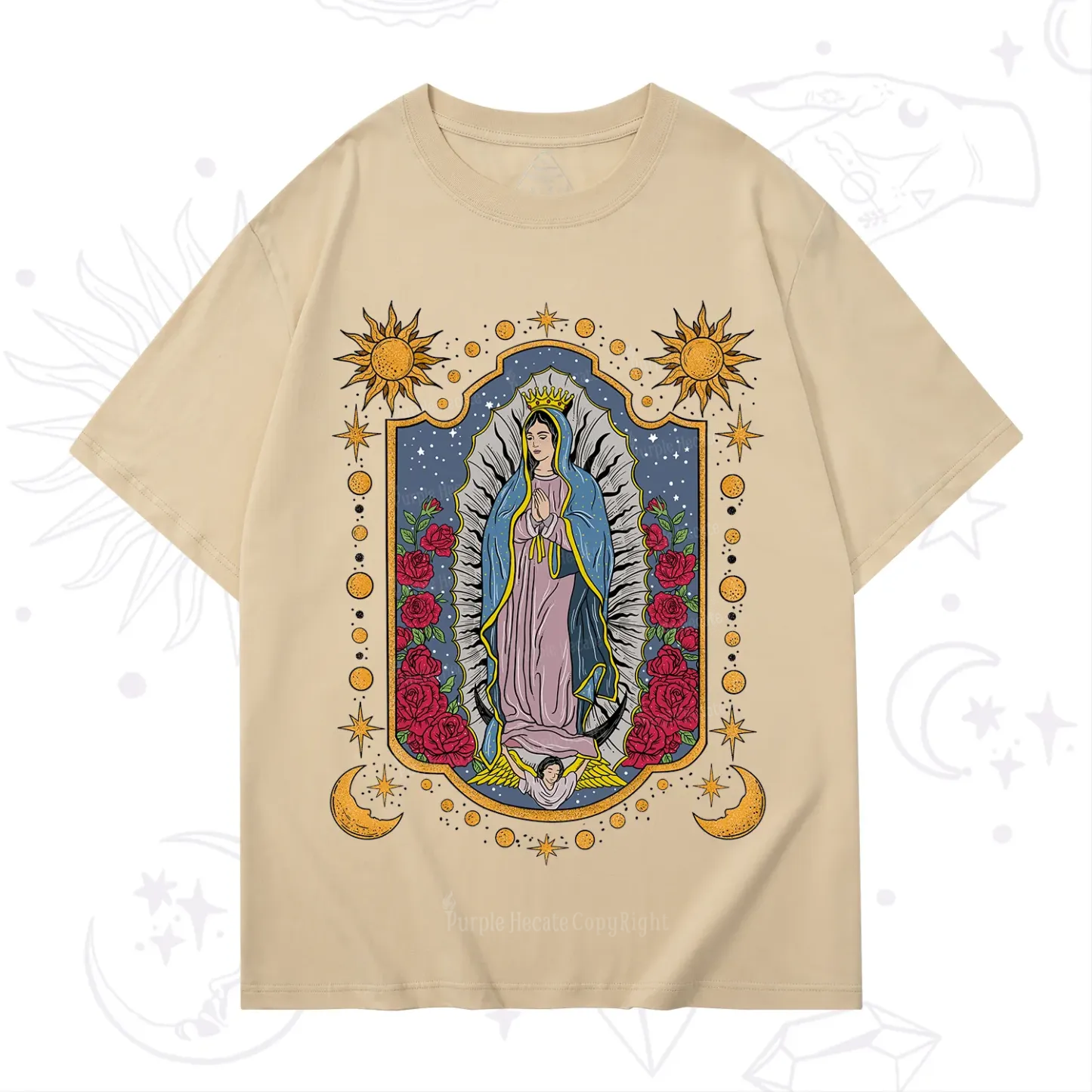 Purplehecate Our Lady of Guadalupe T-Shirt