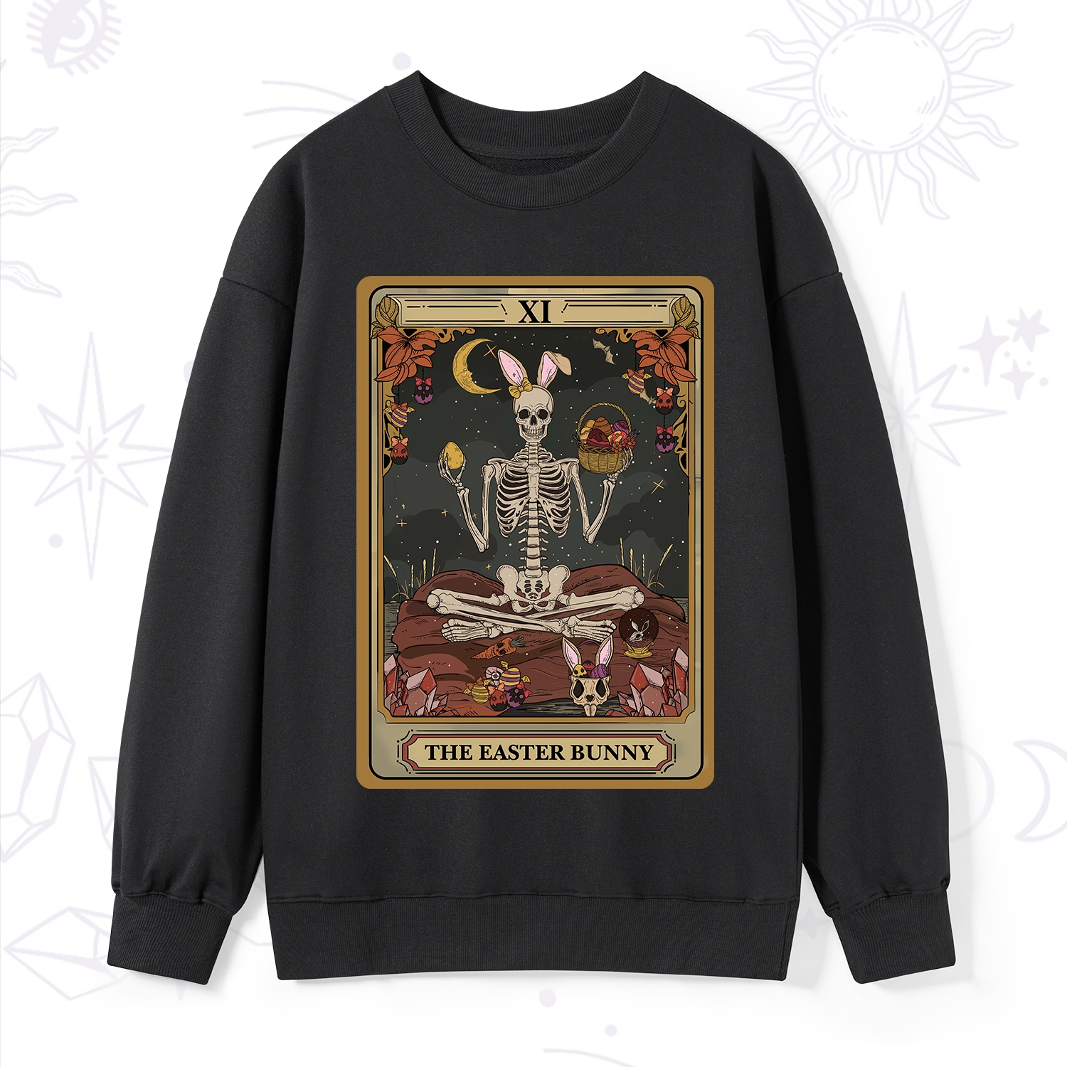 Purplehecate The Easter Bunny Tarot Sweatshirt