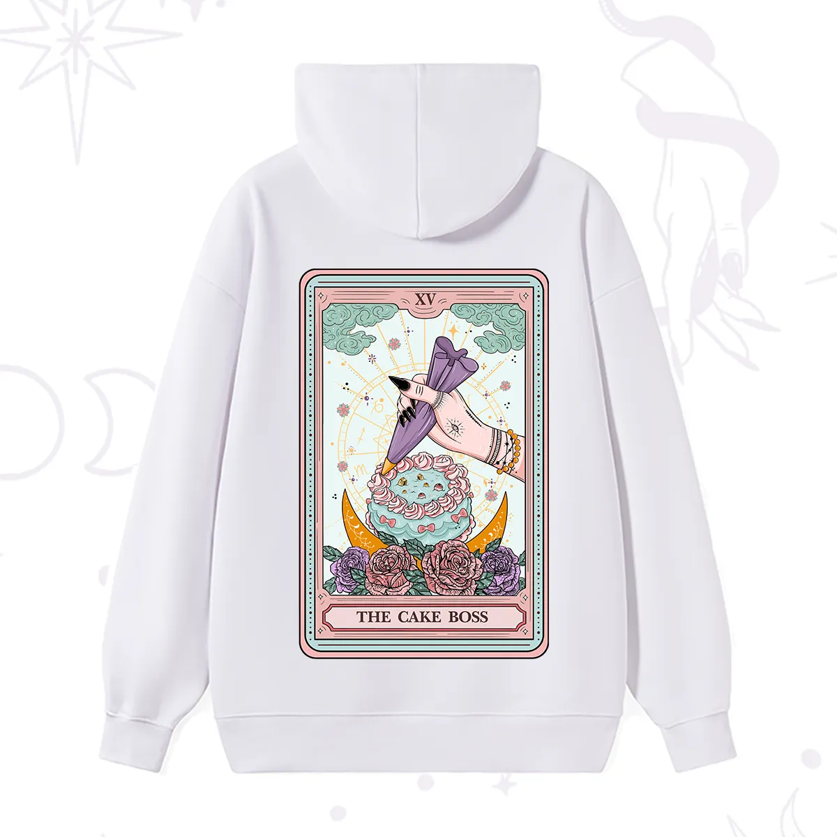 Purplehecate The Cake Boss Tarot Card Hoodie