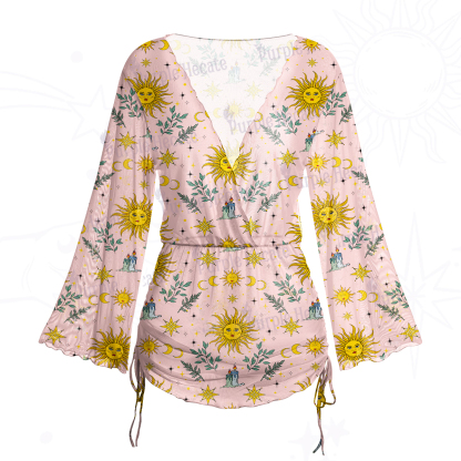 Purplehecate Magic Sun Mesh Cover Up Dress