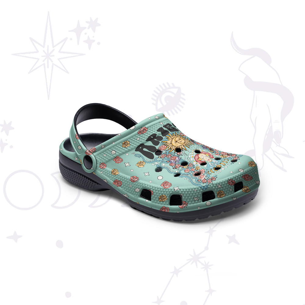 Purplehecate Aries Spirit Zodiac Rubber Clogs