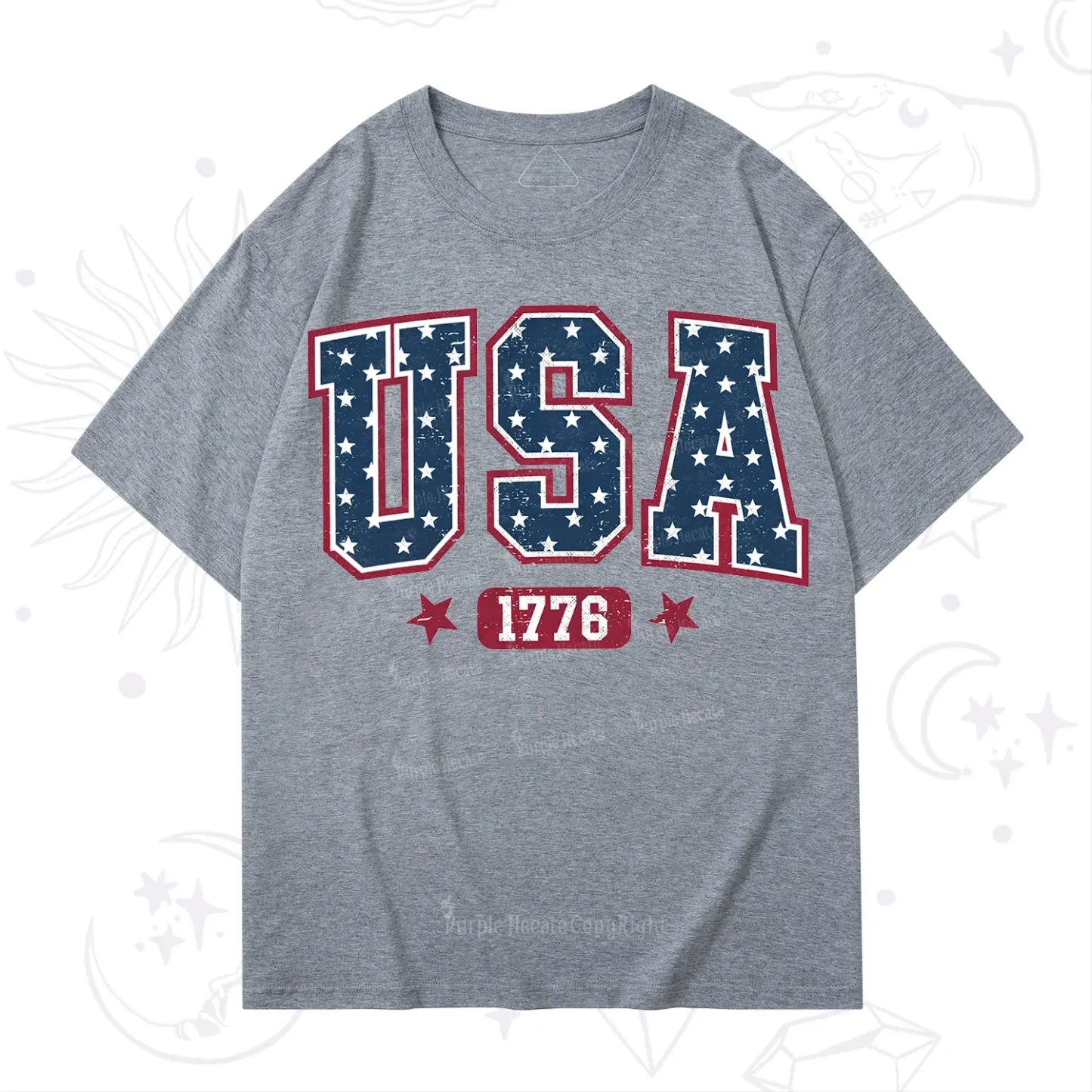 Purplehecate Retro USA 1776 T-Shirt