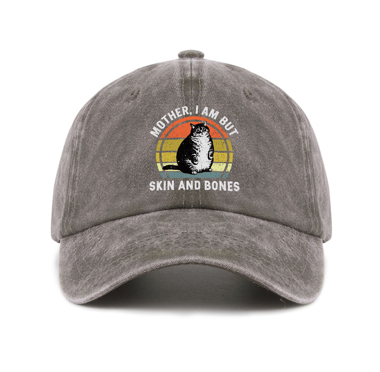 Purplehecate Mother I Am But Skin And Bones Funny Cat Baseball Cap
