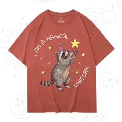 Purplehecate I Am A Magical Unicorn Raccoon T-Shirt