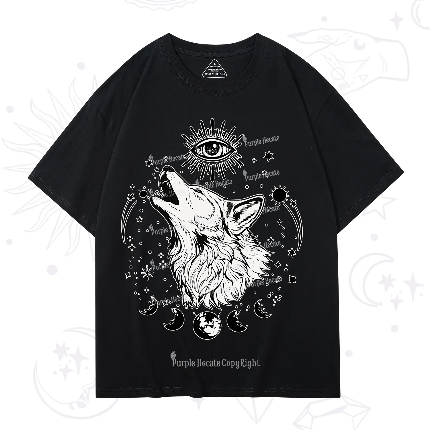 Purplehecate Howling Wolf T-Shirt
