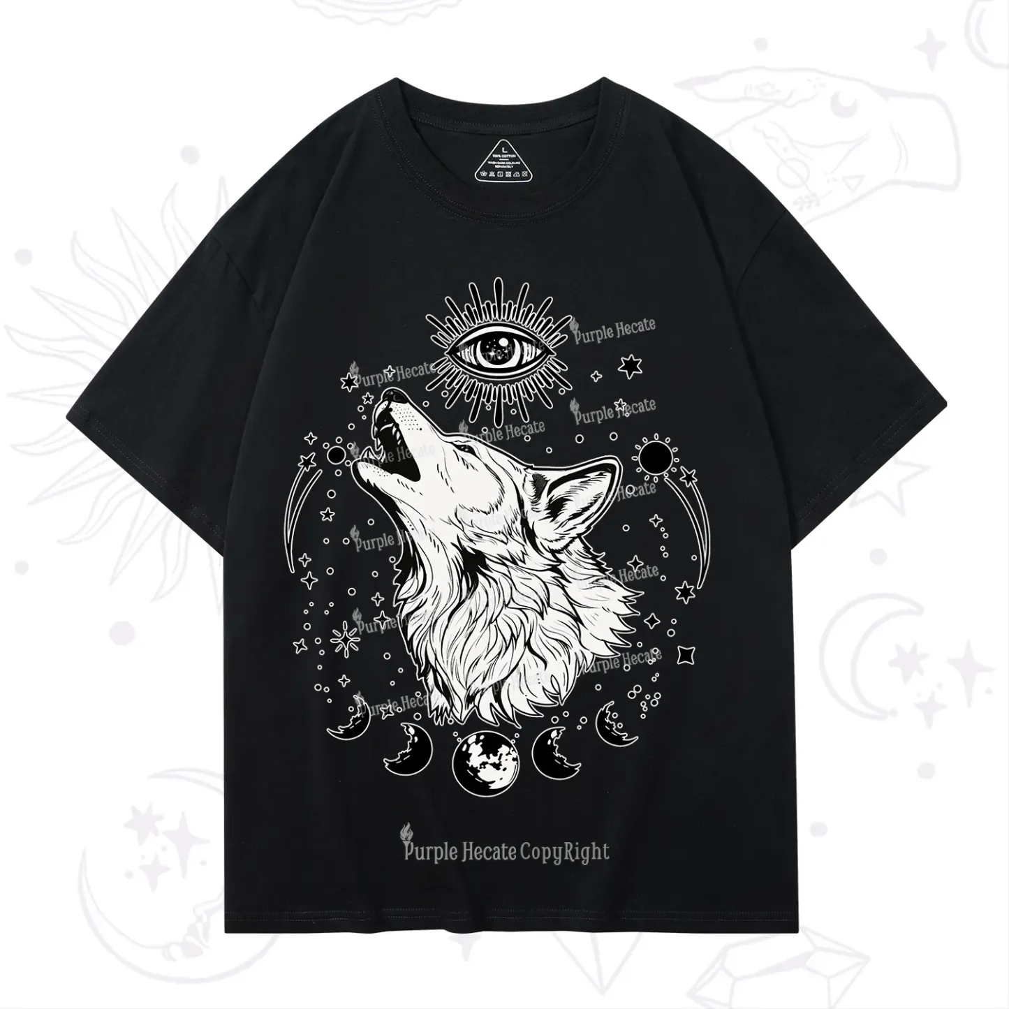 Purplehecate Howling Wolf T-Shirt