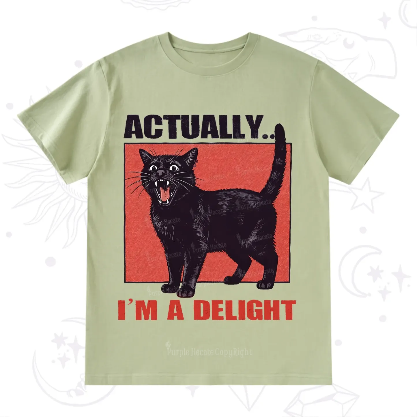 Purplehecate Actually Im a Delight T-Shirt