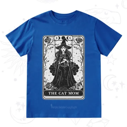 Purplehecate The Witch Cat Mom Tarot T-Shirt