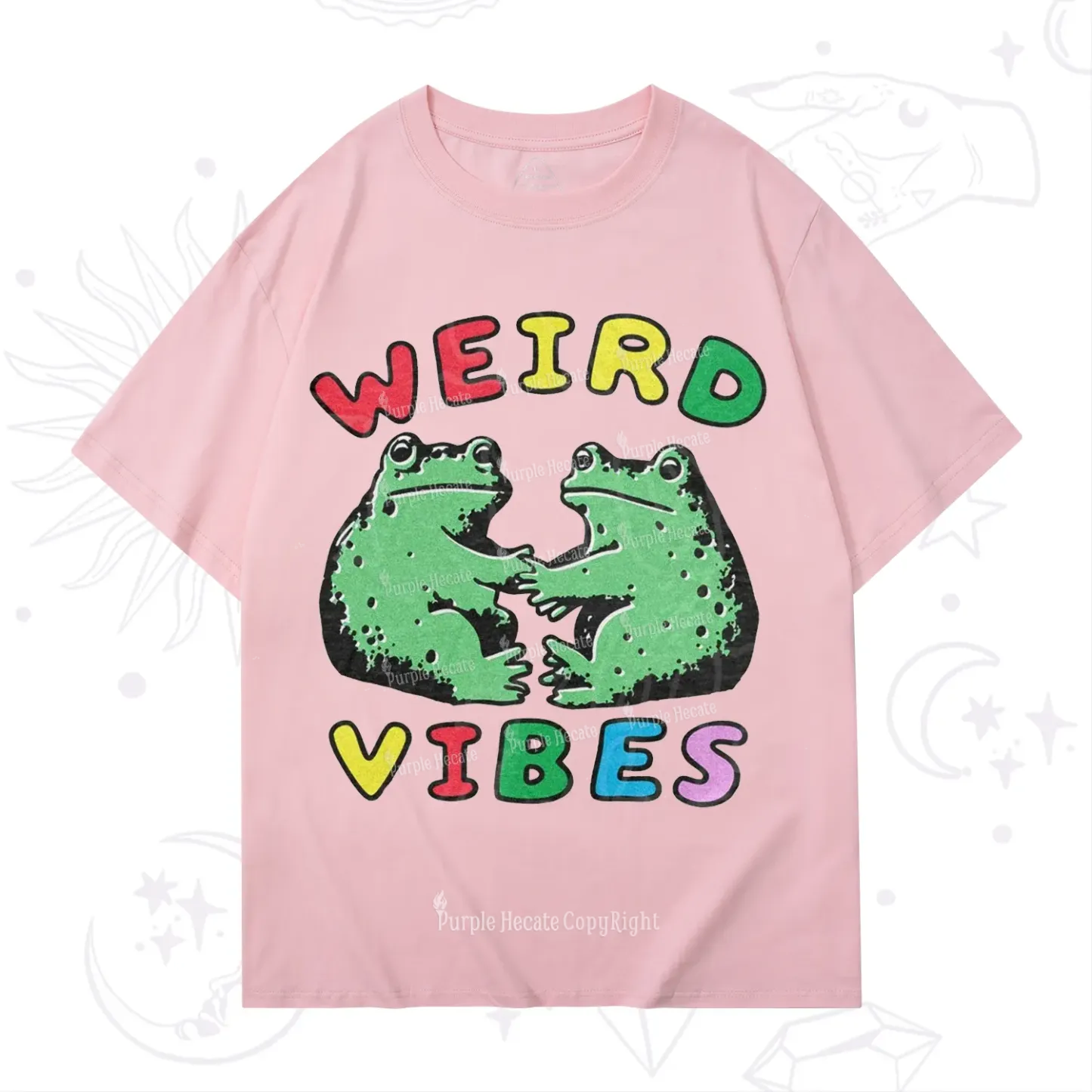 Purplehecate Weird Frog Vibes T-Shirt
