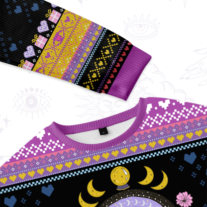 Purplehecate Magic Rainbow Ugly Valentine Sweatshirt