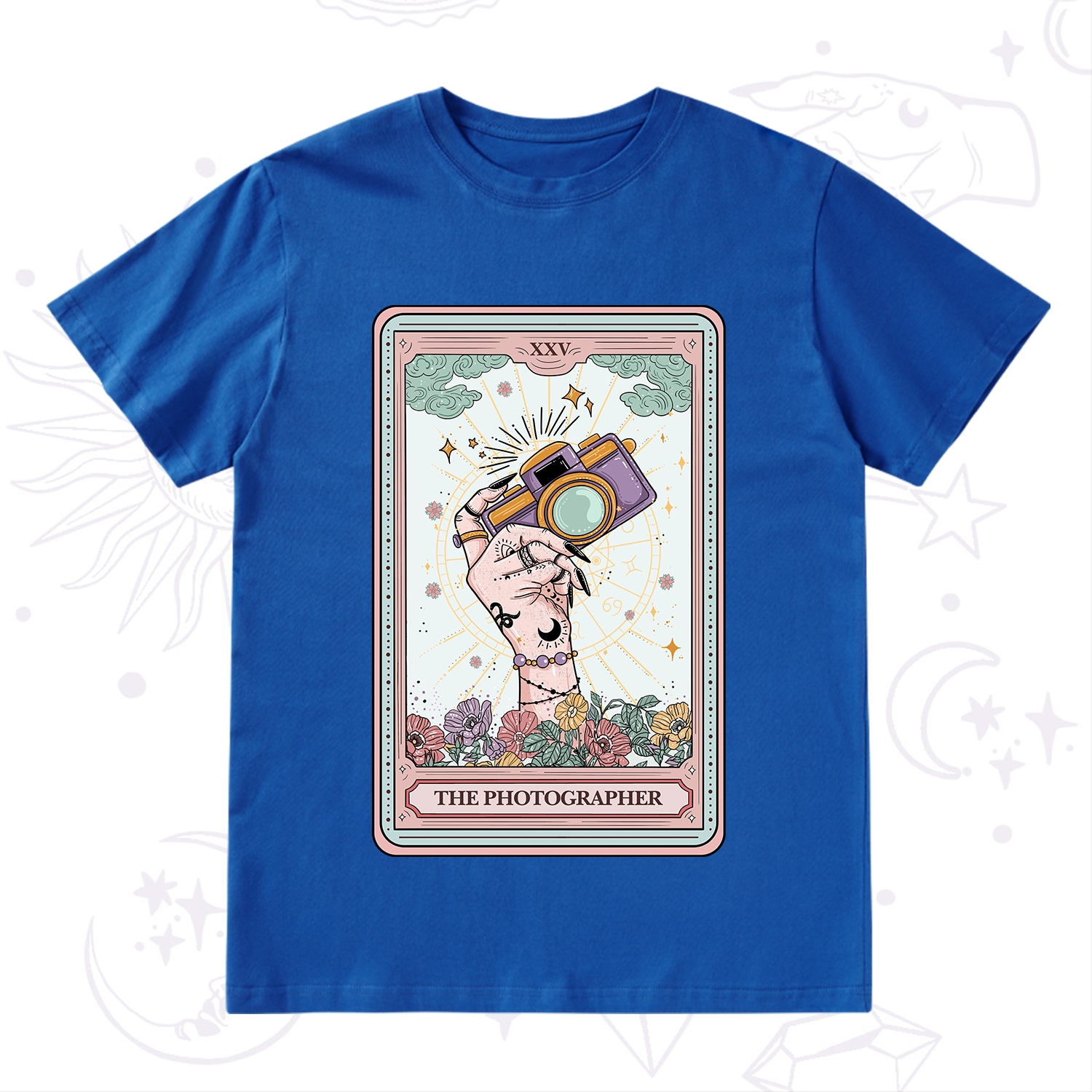 Purplehecate The Photographer Tarot Card T-Shirt