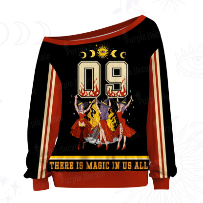 Purplehecate There Is Magic In Us All Off The Shoulder Graphic Jersey