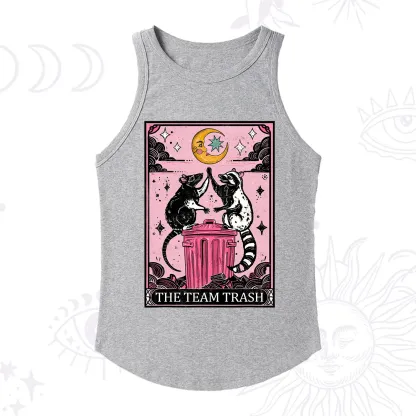 Purplehecate The Team Trash Opossum Tarot Racerback Tank Top