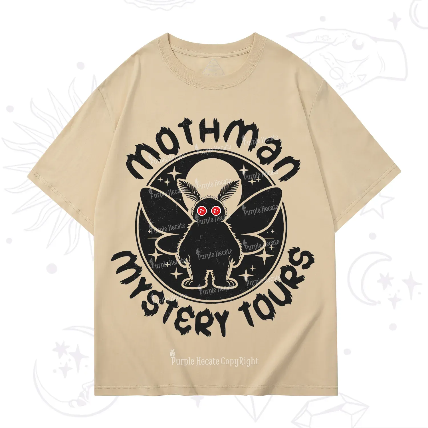 Purplehecate Mothman Mystery Tours T-Shirt