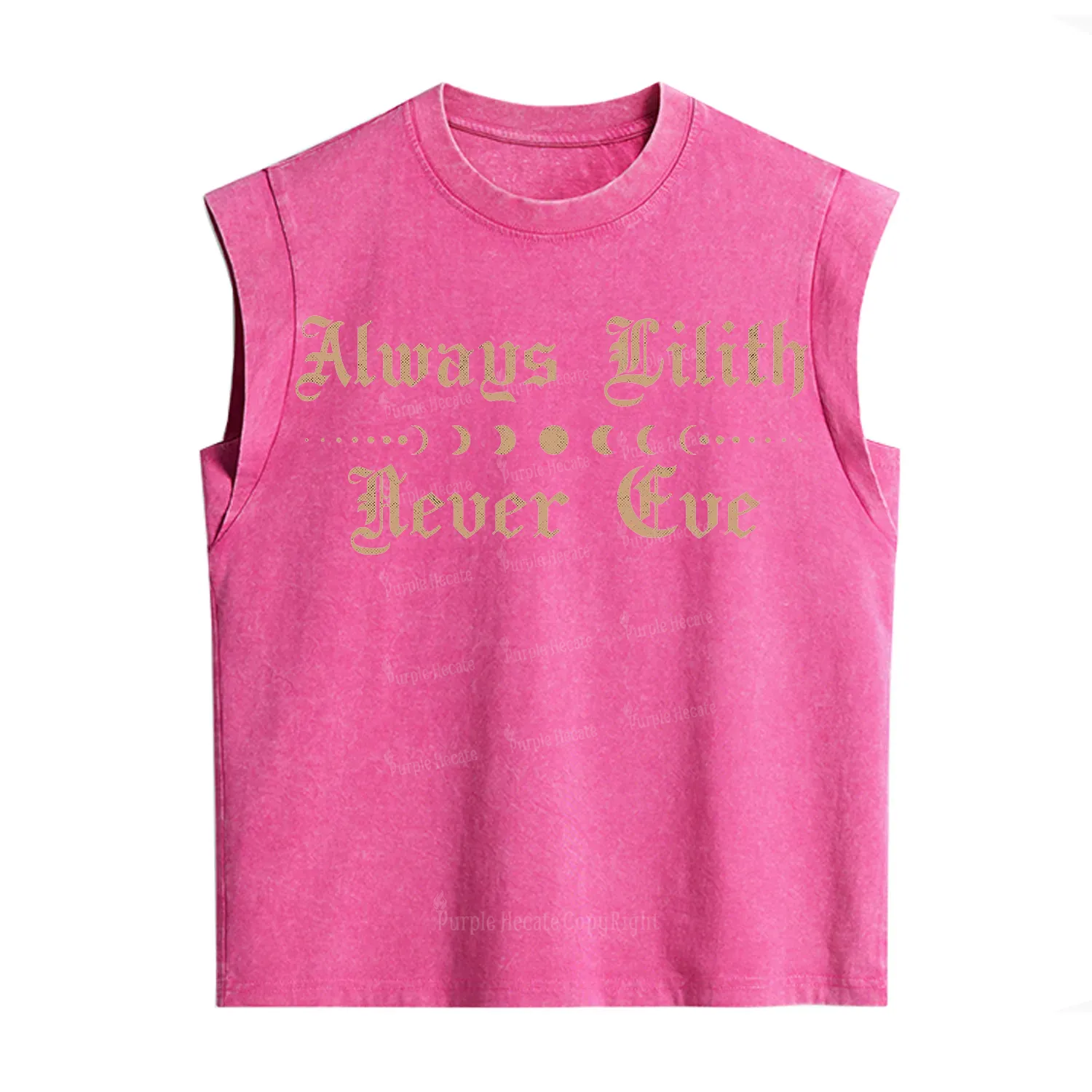 Purplehecate Always Lilith Never Eve Vintage Washed Tank