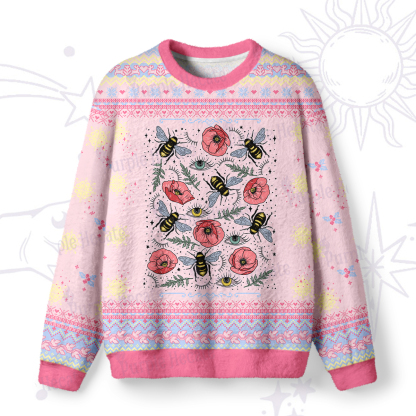Purplehecate The Bee's Knees Ugly Christmas Sweatshirts