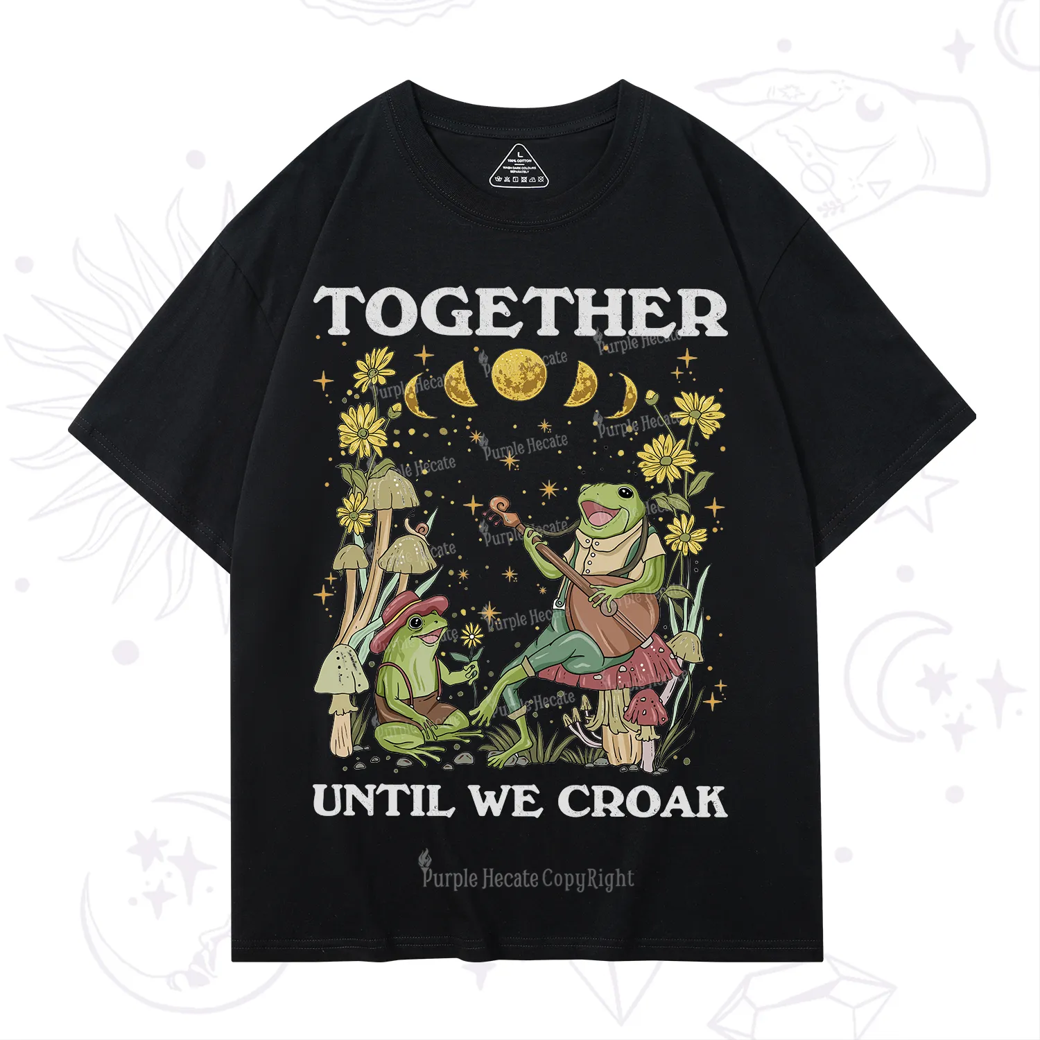 Purplehecate Together Until We Croak Frog T-Shirt