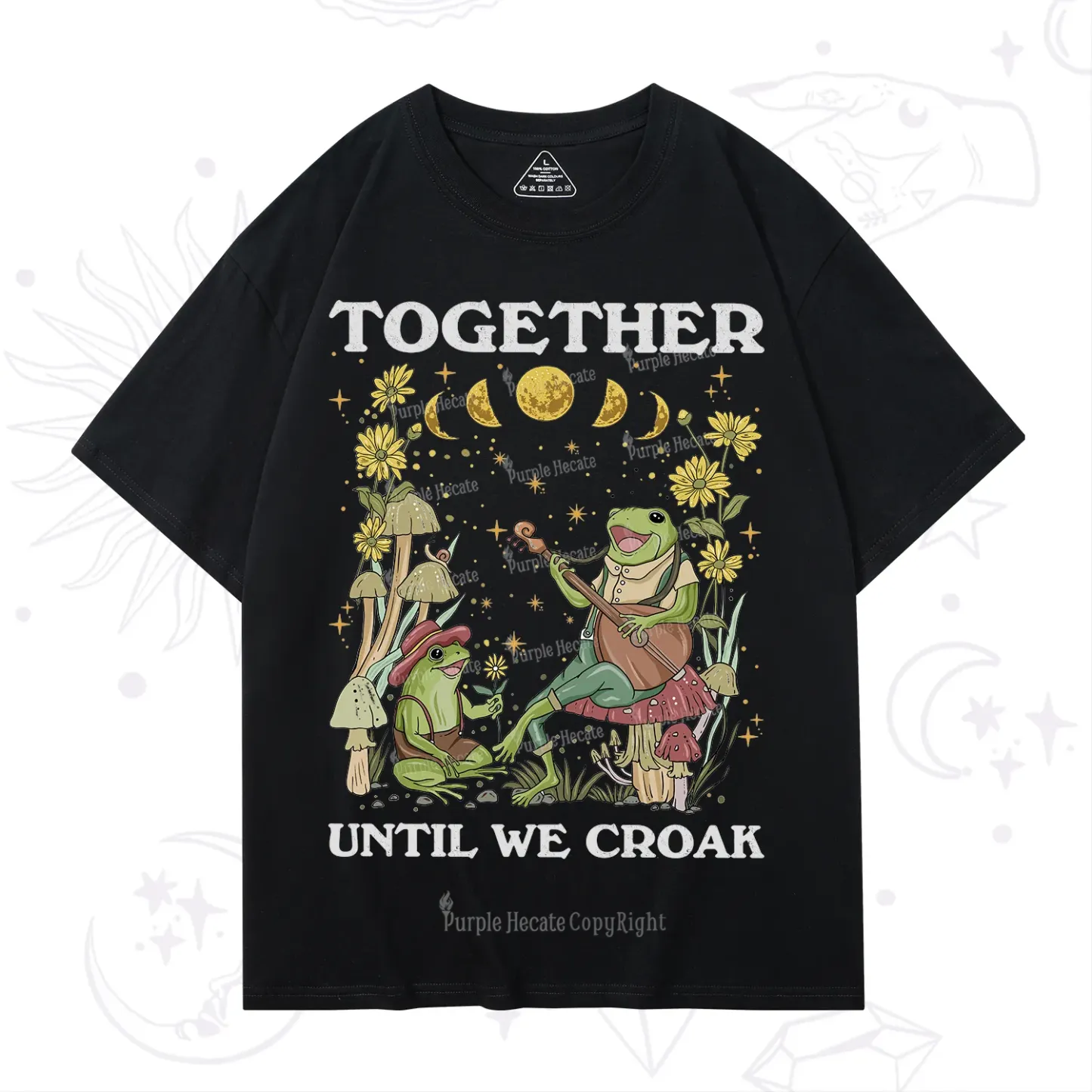 Purplehecate Together Until We Croak Frog T-Shirt