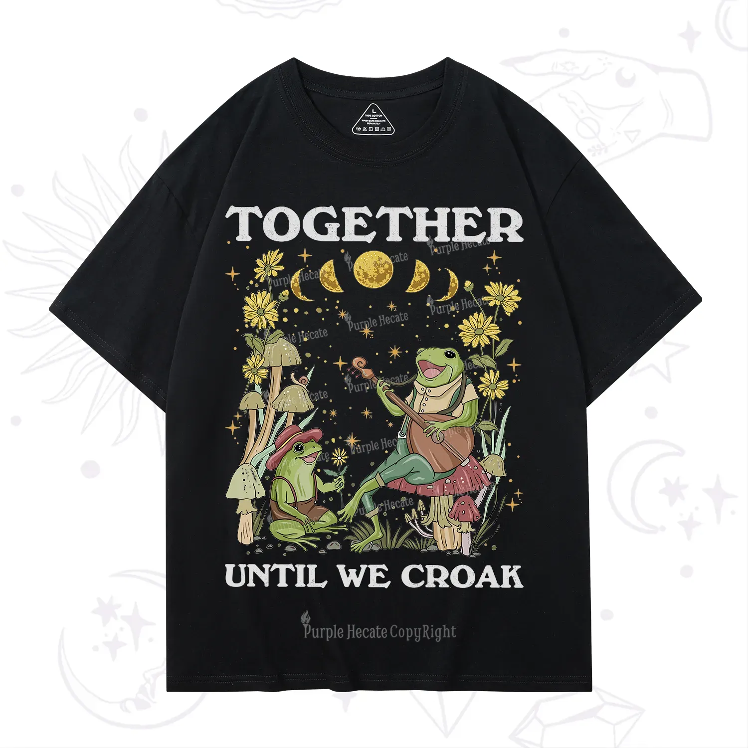 Purplehecate Together Until We Croak Frog T-Shirt