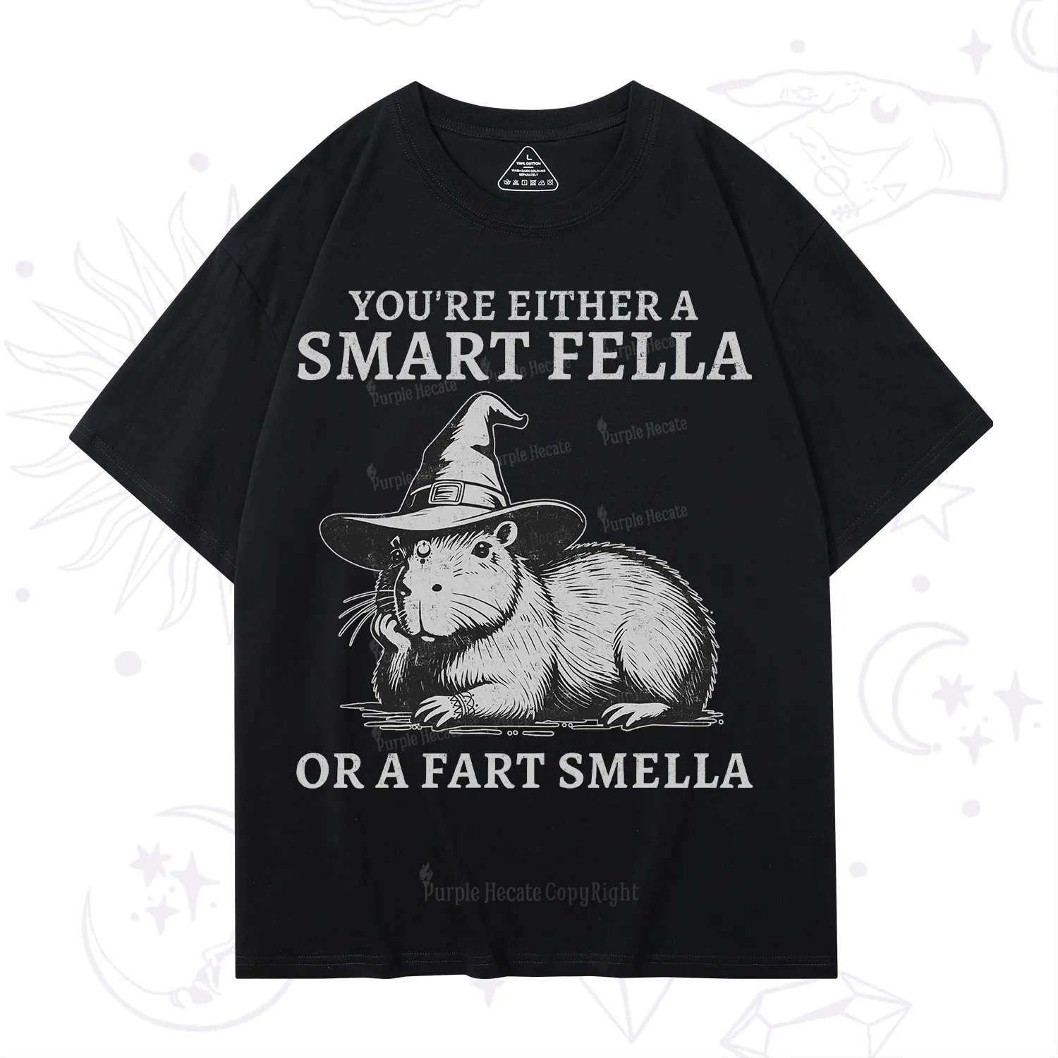 Purplehecate You're Either A Smart Fella or a Smart Fella T-Shirt