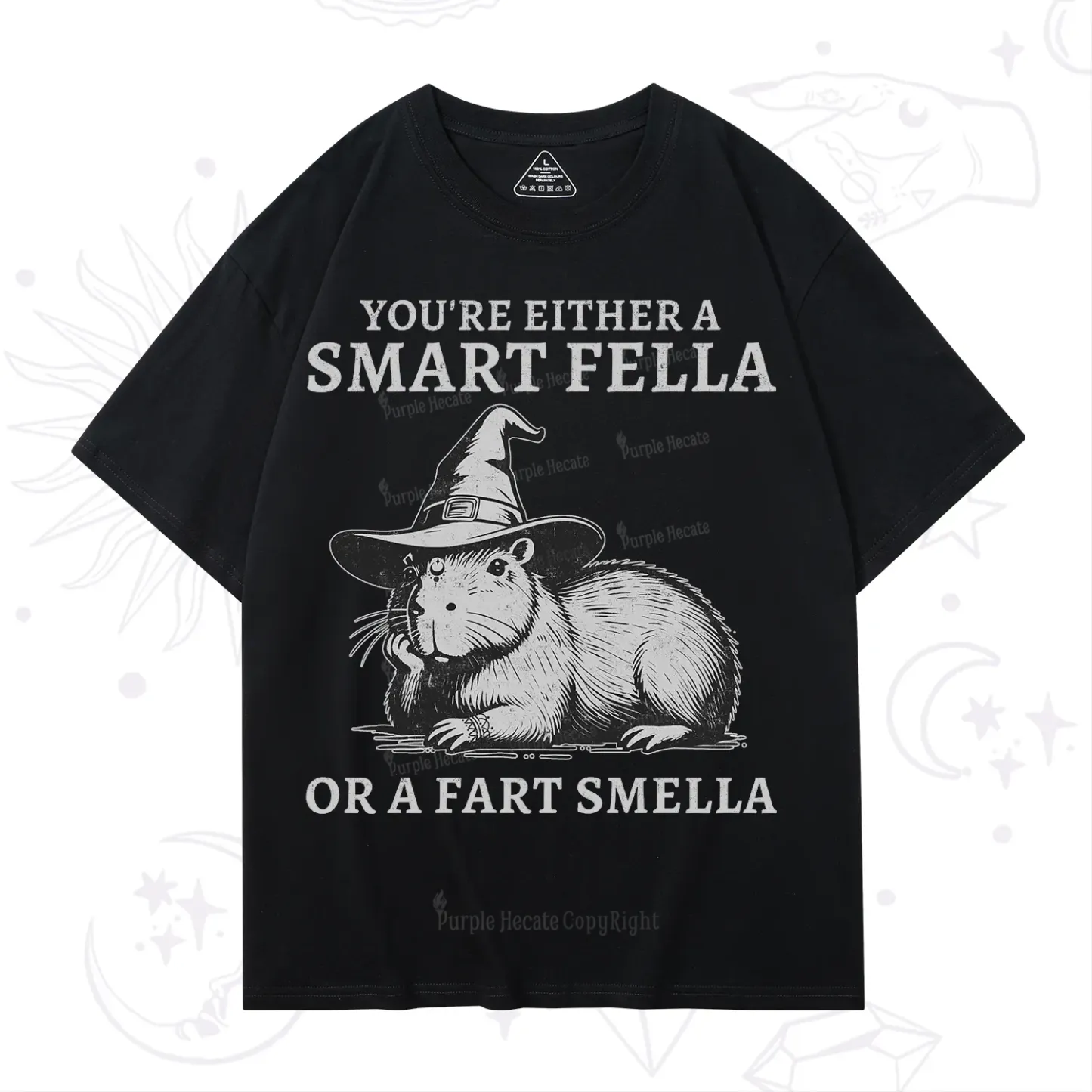 Purplehecate You're Either A Smart Fella or a Smart Fella T-Shirt