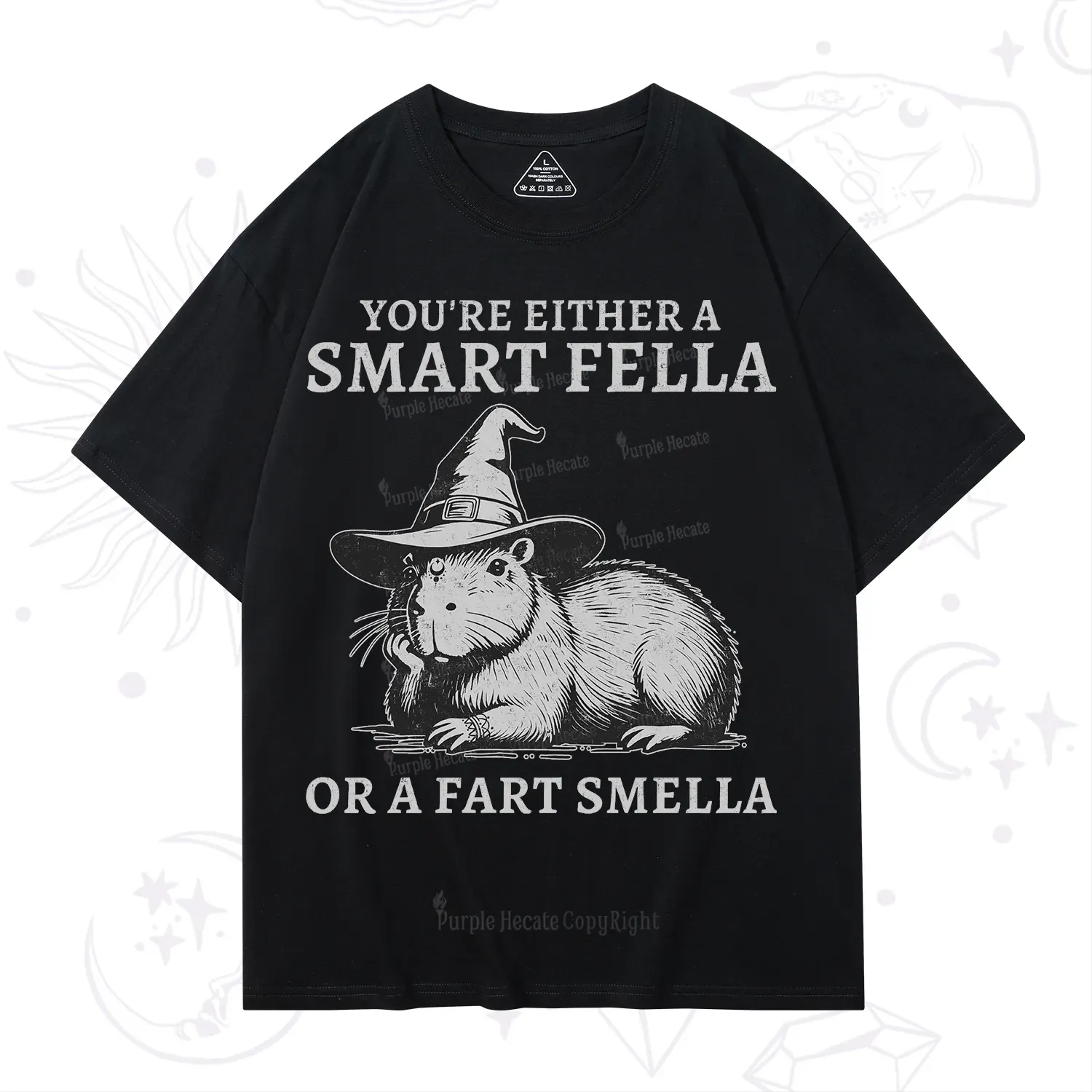 Purplehecate You're Either A Smart Fella or a Smart Fella T-Shirt