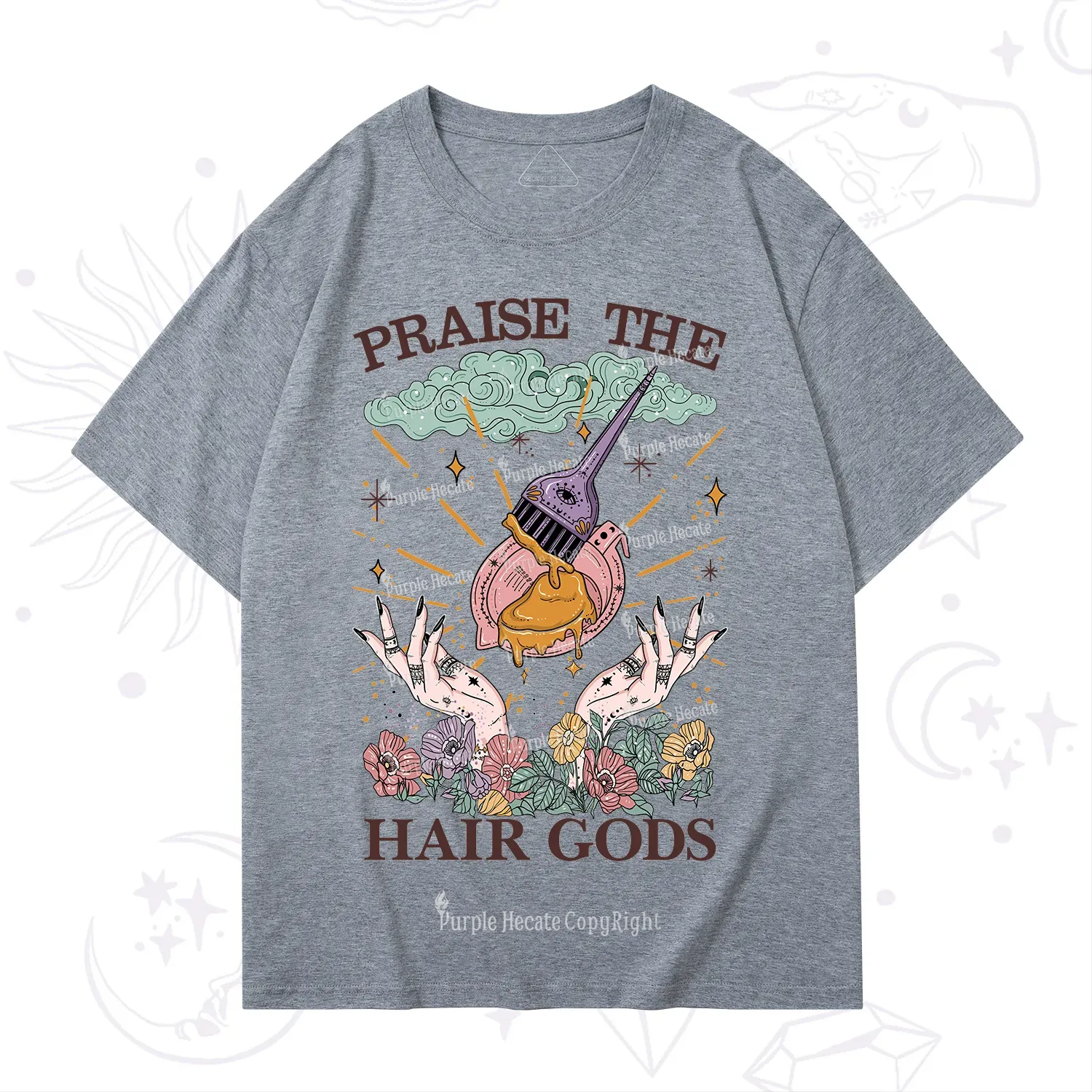 Purplehecate Praise The Hair Gods T-Shirt
