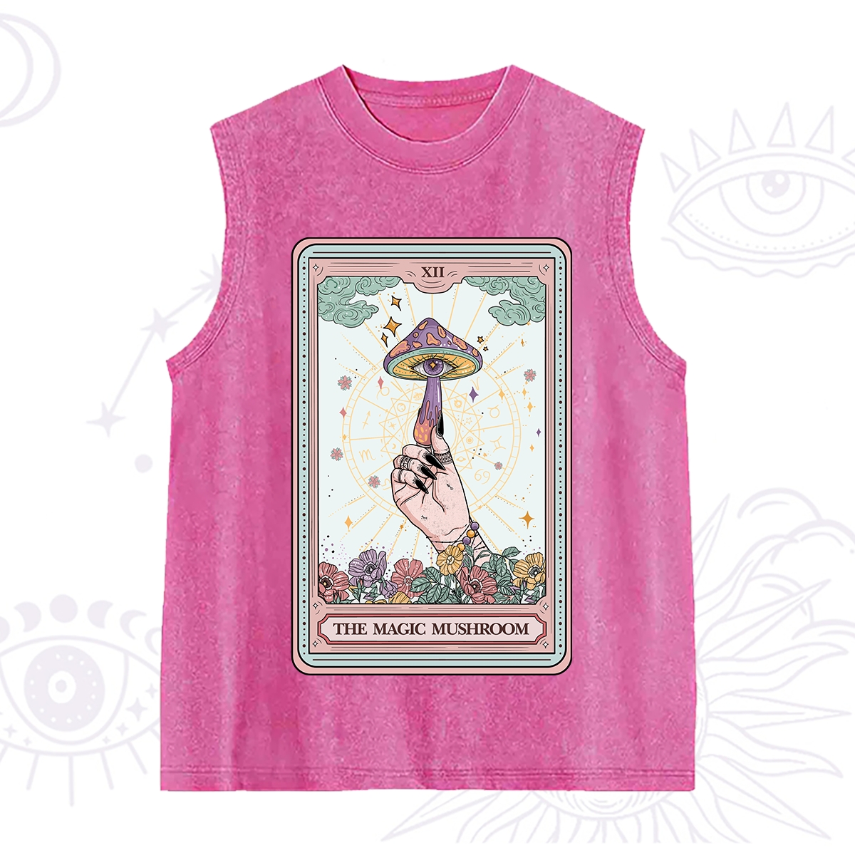 Purplehecate The Magic Murshroom Tarot Washed Tank