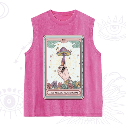 Purplehecate The Magic Murshroom Tarot Washed Tank