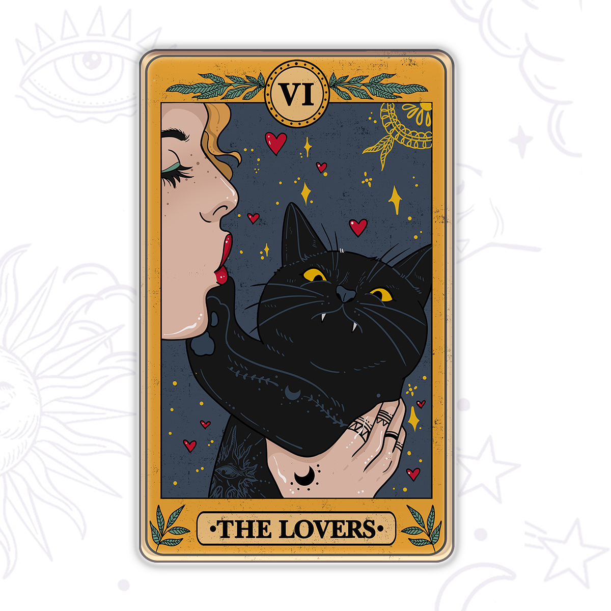 Magic Purplehecate The Nurse Tarot Magnet