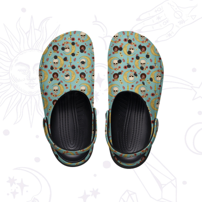 Purplehecate Sorcerer's Skull Rubber Clogs