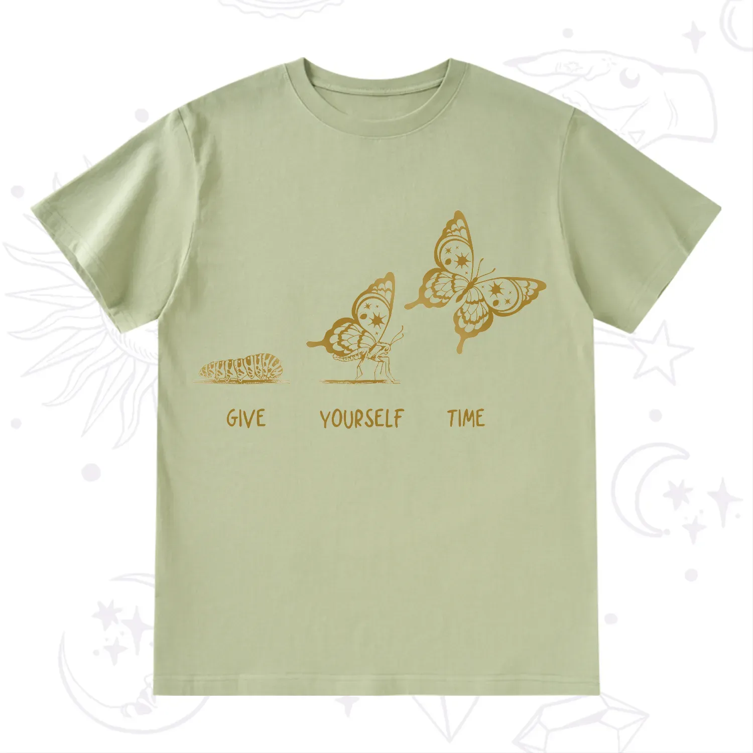 Purplehecate Give Yourself Time Butterfly T-Shirt