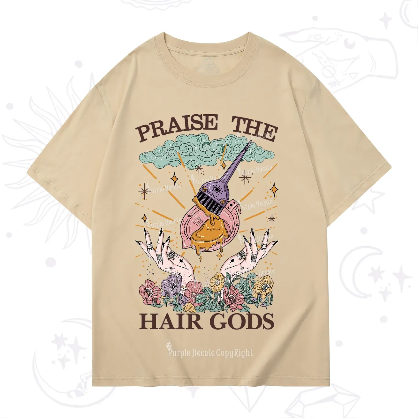 Purplehecate Praise The Hair Gods T-Shirt