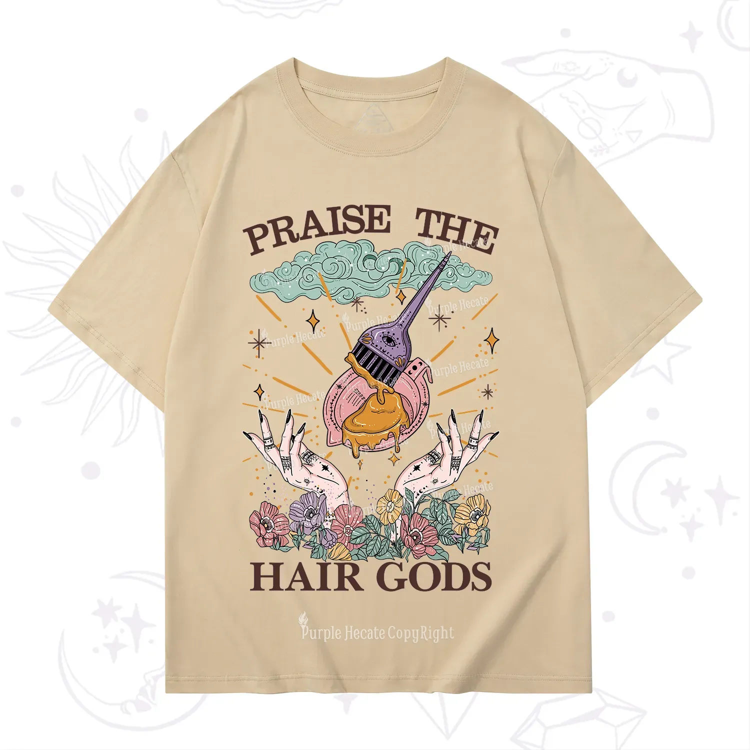 Purplehecate Praise The Hair Gods T-Shirt
