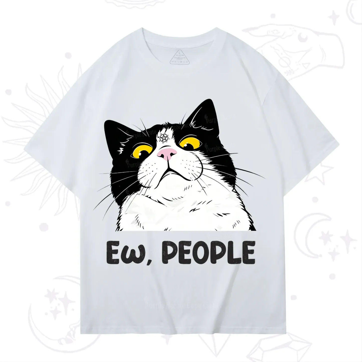 Purplehecate Ew People Cat T-Shirt
