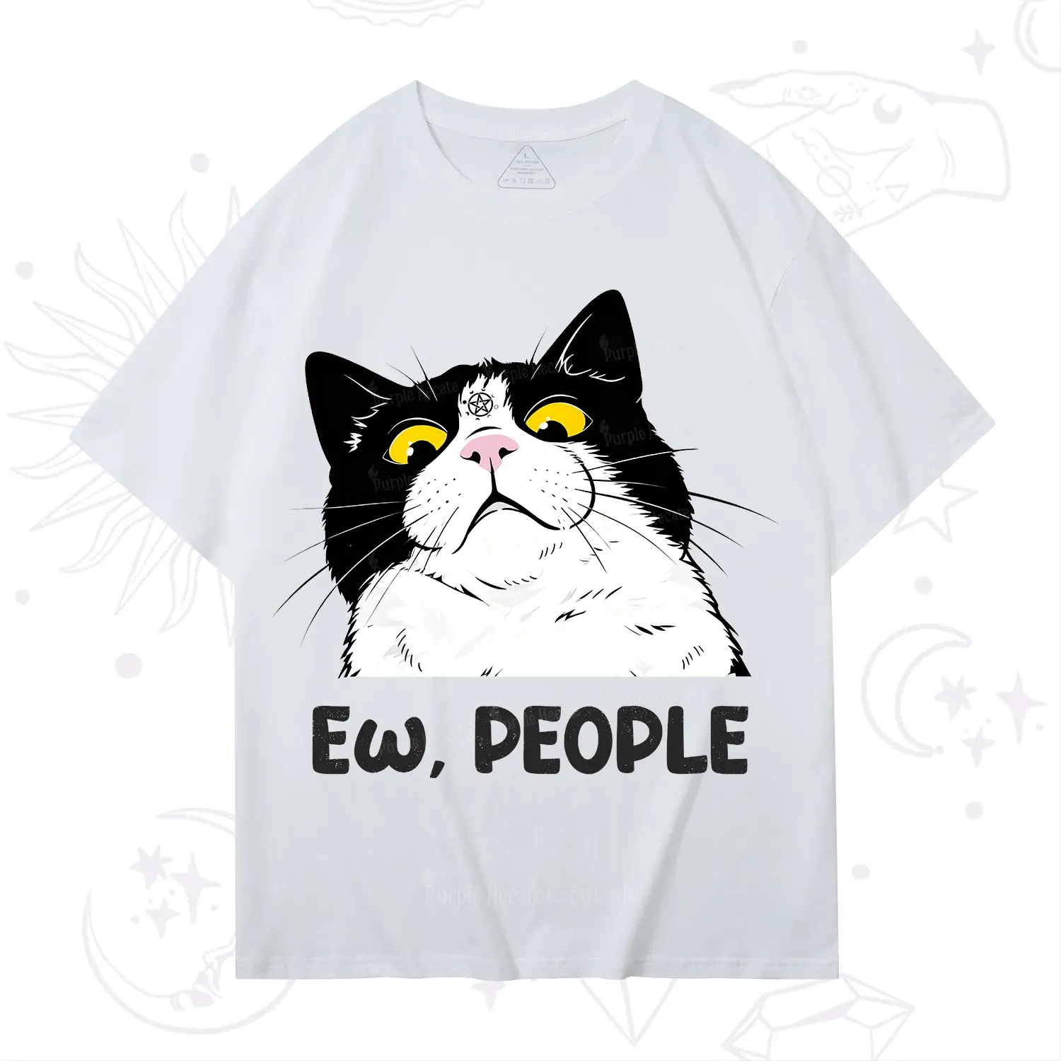 Purplehecate Ew People Cat T-Shirt